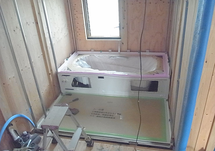 ユニットバス施工